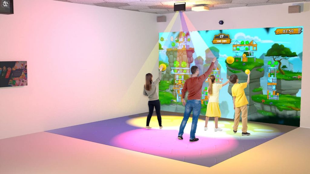Murs interactifs simulation 3D