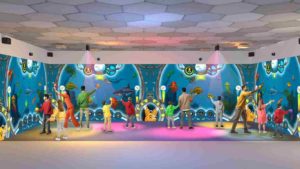 Neo One Quattro - U-shaped configuration - Interactive walls