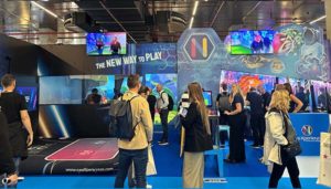 NeoXperiences stand at IAAPA with demonstration of immersive park, interactive wall and connected games