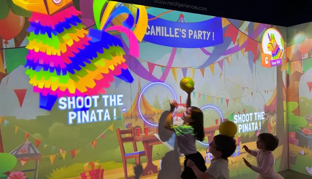 Interactive birthday anniversaire immersive avec neoxperiences