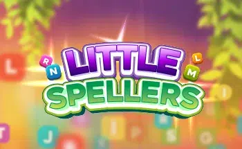 Jeu Little Spellers : reconstituer des mots en sélectionnant les bonnes lettres dans un jeu éducatif pour enfants